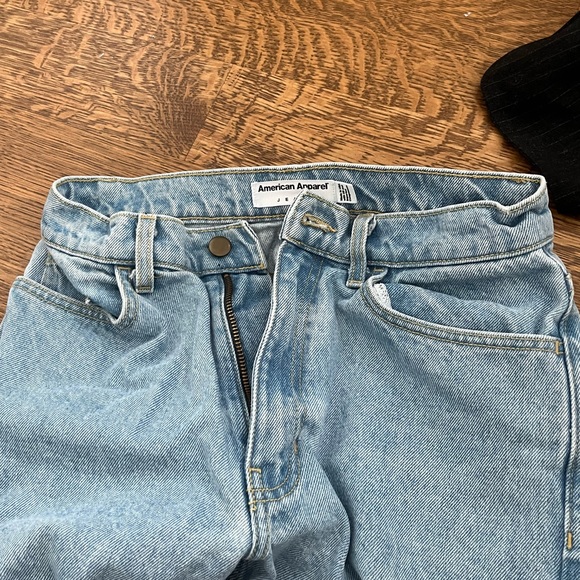 American apparel medium light wash denim jeans - Picture 4 of 5